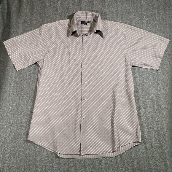 Vintage Mens XL Casual Button Up Big Collar Shirt LA Gate Collection USA - Picture 2 of 8